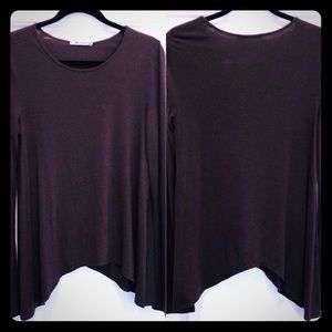 Brown long sleeve tee